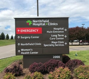 Hospital Directional Sign