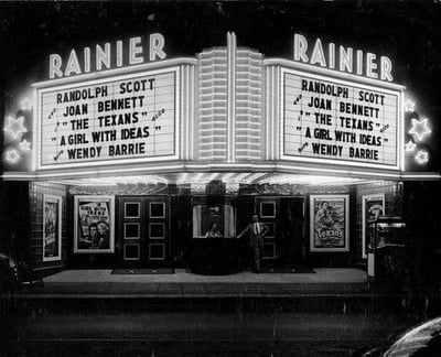 Rainier marquee sign