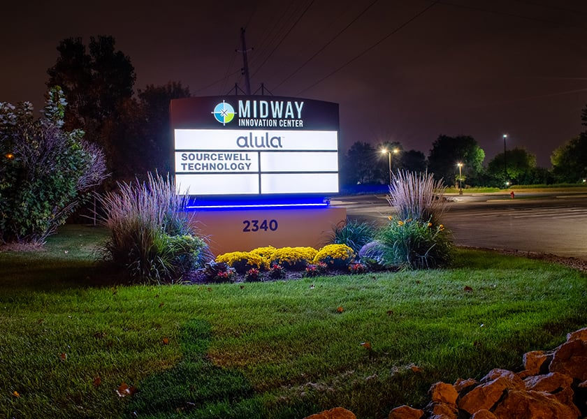 Commercial Properties - Monument Sign - Midway Innovation Center