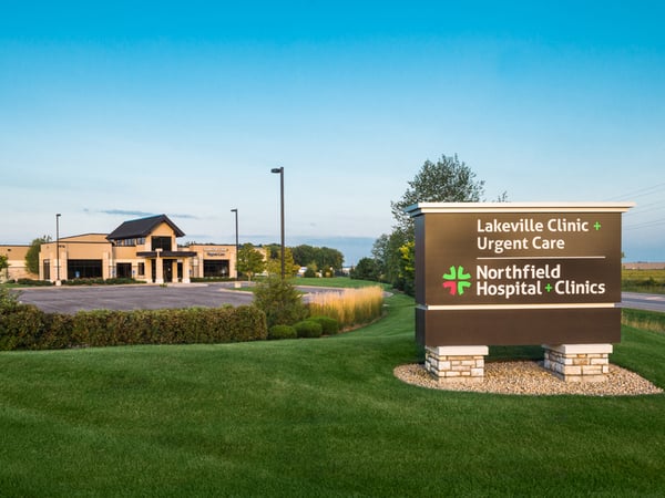 Healthcare - Monument Sign - Northfield Clinics Lakeville