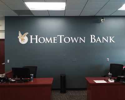 Hometown Bank - Interior Logo