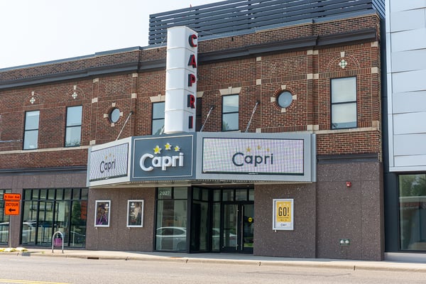 Hospitality Entertainment - LED Letters and Digital Display - The Capri Theater-1200-1