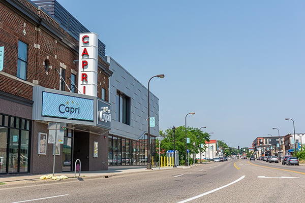 Hospitality Entertainment - LED Letters and Digital Display - The Capri Theater-1200x800