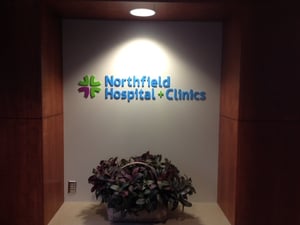 Interior Hospital Sign