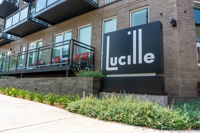 Lucille Monument Sign