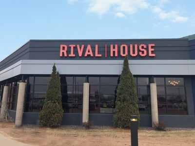 Marquee LED Bulb Letters - Rival House