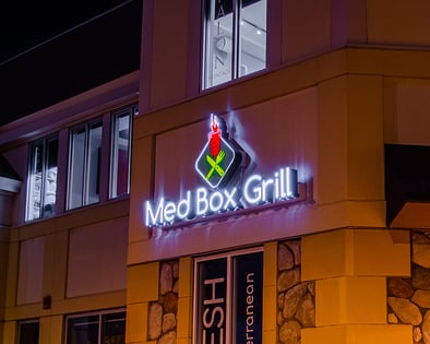 LED Face and Halo Illuminated Sign