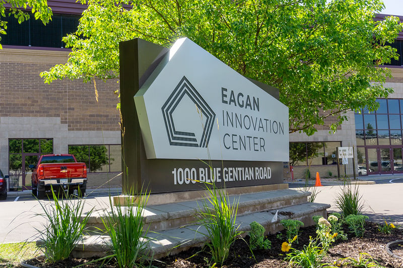 Monument Sign - Commercial Property - Eagan Innovation Center 2