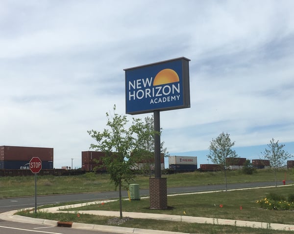 New Horizon - Pylon Sign - Ramsey