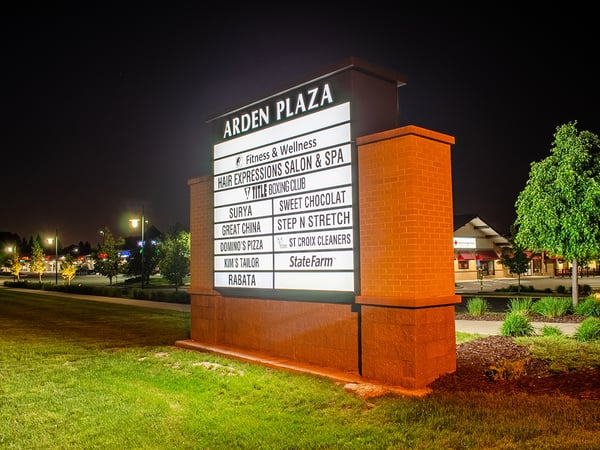 Retail - Monument Sign - Arden Plaza
