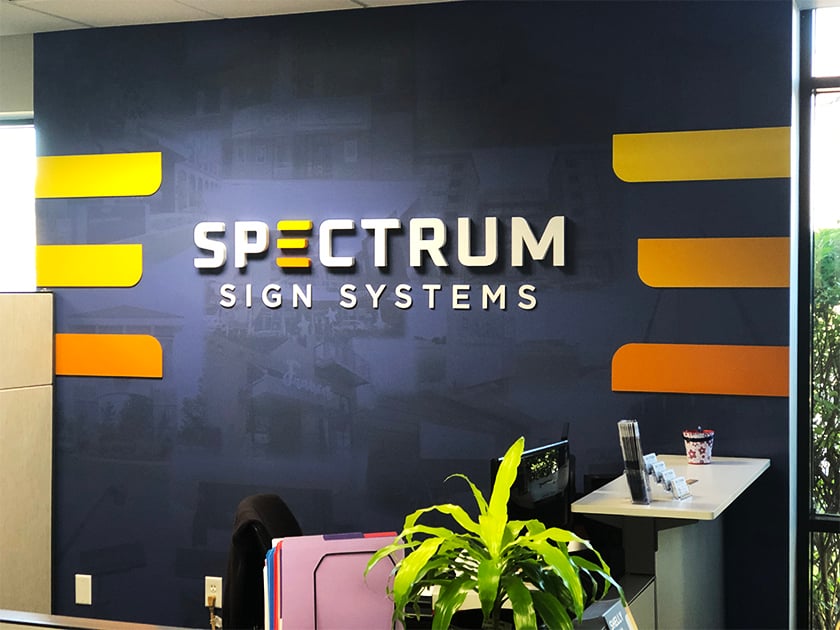 Spectrum Signs Reception 840