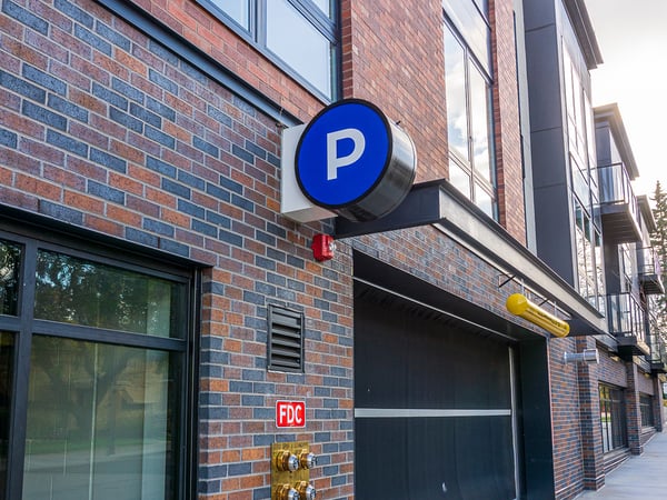 The Lorient - Parking Ramp Sign 1200x900