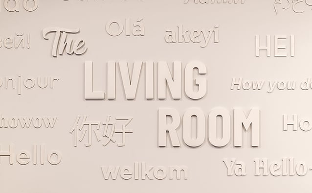 Interior logos + Feature Walls