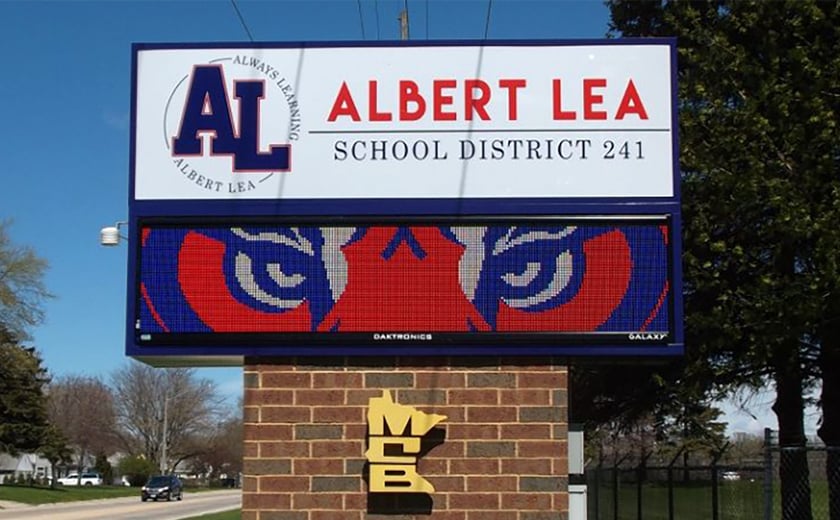 Albert Lea School District 241 LED Digital Display 