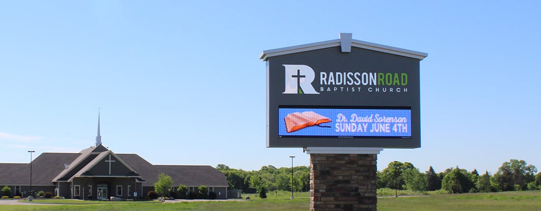 Radisson Road Baptist Church LED Digital Display 