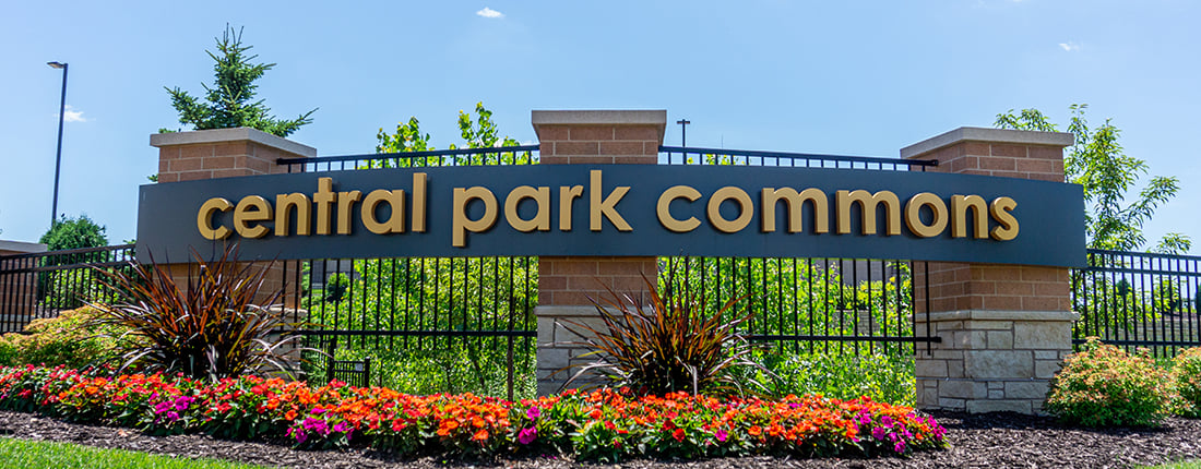 Central Park Commons Signage 