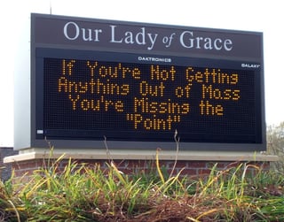 LED Monument Sign Church