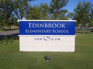Edinbrook Elementary Monument Sign Edinbrook Elementary Monument Sign