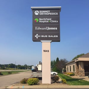 Northfield Faribault Pylon Sign