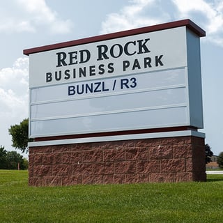 Red Rock Business Park Monument Sign Red Rock Business Park Monument Sign