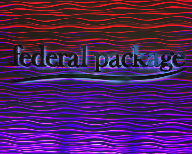 LED Halo Illuminated Custom Sign - Federal Package