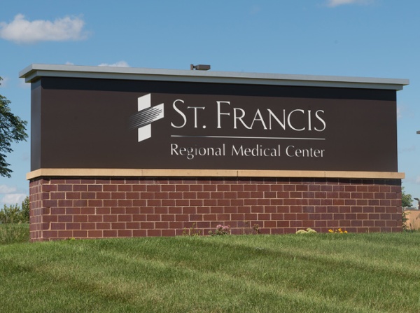 St. Francis Regional Medical Center Monument Sign