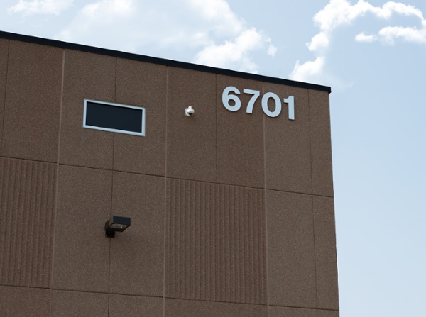 Example of industrial exterior building signs by Spectrum Signs